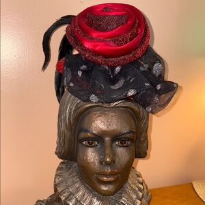 Source Unknown Red and Black Hat